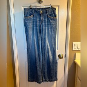 Vintage Eddie Bauer Wide Leg Denim
